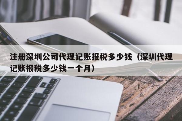 注册深圳公司代理记账报税多少钱（深圳代理记账报税多少钱一个月）